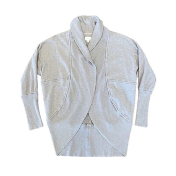 Aritzia Wilfred Diderot Sweater Cocoon Studded Open Cotton Cardigan Size XS - Picture 10 of 11